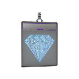 Sticker Slab | Blue Gem (Glitter)
