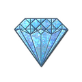 Sticker | Blue Gem (Glitter)