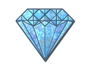 Sticker | Blue Gem (Glitter)