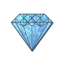 Sticker | Blue Gem (Glitter)
