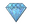 Blue Gem (Glitter)
