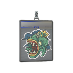 Sticker Slab | Baby Fire Serpent