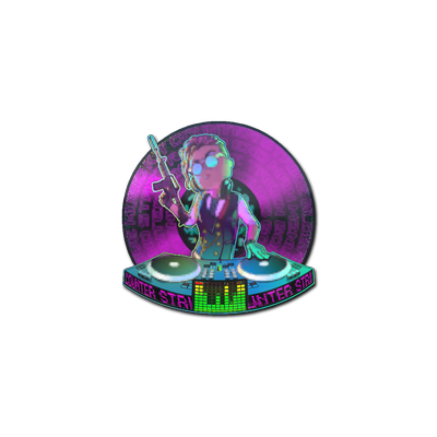 Sticker | DJ Safecracker (Lenticular)