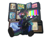 Sticker | TV Installation (Lenticular)