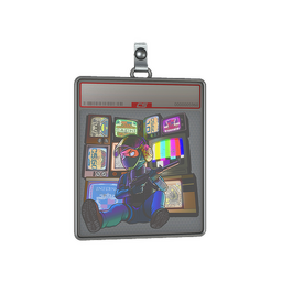 Sticker Slab | TV Installation (Lenticular)