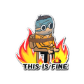 Sticker | This Is Fine (H)
