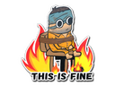 Sticker | This Is Fine (H)