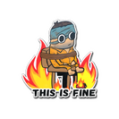 Sticker | This Is Fine (H)