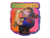 Наклейка | Обезвредь! (голографическая)