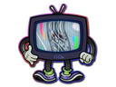 Sticker | Global TV (Lenticular)