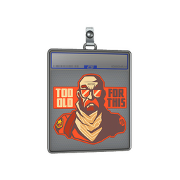 Sticker Slab | Too Old for This