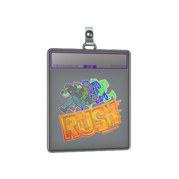 Sticker Slab | Rush 4x20 (Holo)