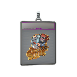 Sticker Slab | Door Stuck (Foil)