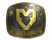 Наклейка | MOUZ (золотая) | Остин-2025