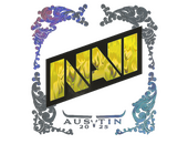 Наклейка | Natus Vincere (голографическая) | Остин-2025