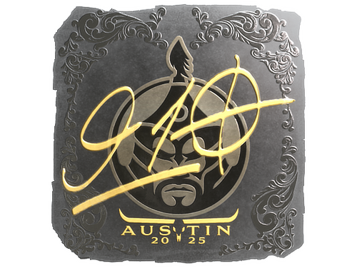 Pegatina | 910 (reflectante) | Austin 2025