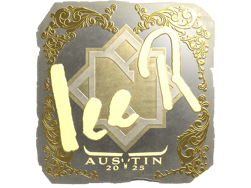 Sticker | 1eeR (Gold) | Austin 2025
