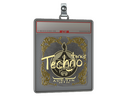 Sticker Slab | Techno4K (Gold) | Austin 2025