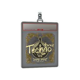 Sticker Slab | Techno4K (Gold) | Austin 2025