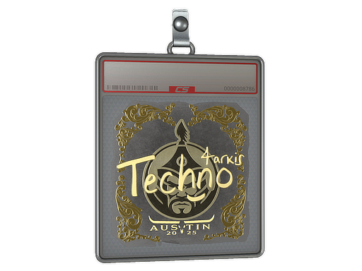 Sticker Slab | Techno4K (Gold) | Austin 2025