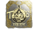Sticker | Techno4K (Gold) | Austin 2025