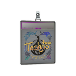Sticker Slab | Techno4K (Holo) | Austin 2025