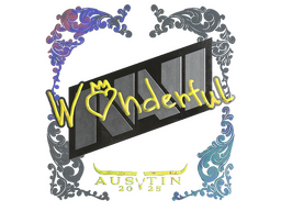 Sticker | w0nderful (Holo) | Austin 2025