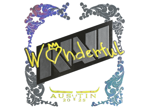 Sticker | w0nderful (Holo) | Austin 2025
