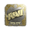 Sticker | w0nderful (Gold) | Austin 2025
