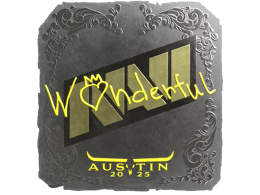 Sticker | w0nderful (Foil) | Austin 2025