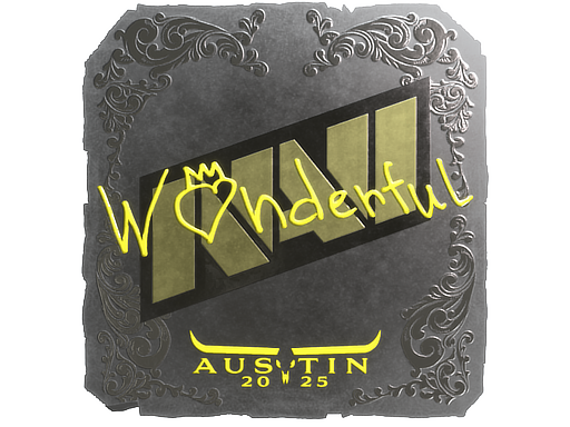 Sticker | w0nderful (Foil) | Austin 2025