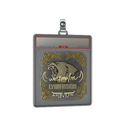Sticker Slab | westmelon (Gold) | Austin 2025