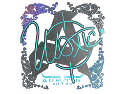 Sticker | woxic (Holo) | Austin 2025