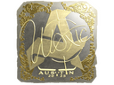 Sticker | woxic (Gold) | Austin 2025
