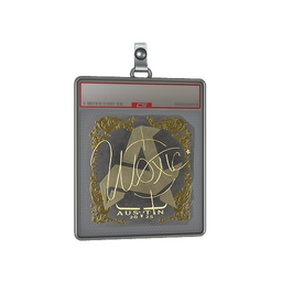 Sticker Slab | woxic (Gold) | Austin 2025