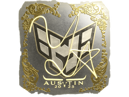 Sticker | yxngstxr (Gold) | Austin 2025