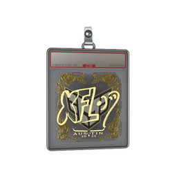 Sticker Slab | xfl0ud (Gold) | Austin 2025