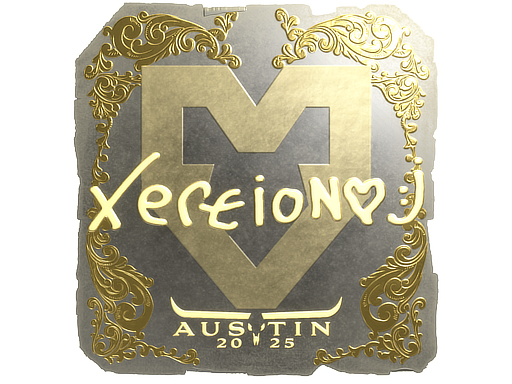 Sticker | xertioN (Gold) | Austin 2025