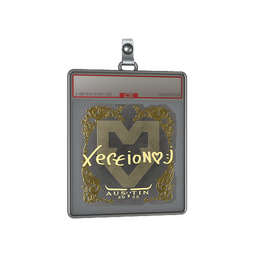 Sticker Slab | xertioN (Gold) | Austin 2025