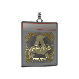 Sticker Slab | XANTARES (Gold) | Austin 2025