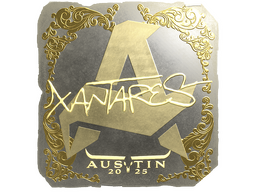 Sticker | XANTARES (Gold) | Austin 2025
