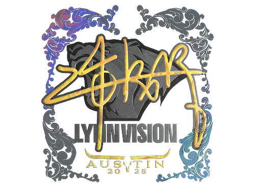 Наліпка | z4KR (голографічна) | Остін 2025