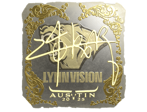 Наліпка | z4KR (золота) | Остін 2025