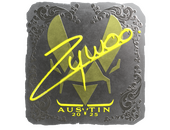 Наклейка | ZywOo (металлическая) | Остин-2025