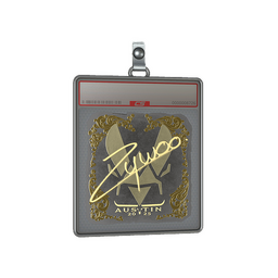 Sticker Slab | ZywOo (Gold) | Austin 2025