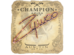 Sticker | ZywOo (Champion) | Austin 2025