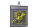 Sticker Slab | ZywOo (Foil, Champion) | Austin 2025