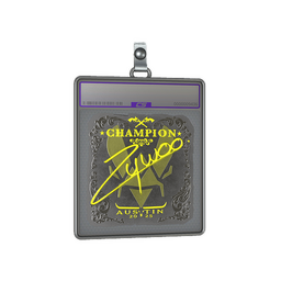 Sticker Slab | ZywOo (Foil, Champion) | Austin 2025