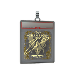 Sticker Slab | ZywOo (Gold, Champion) | Austin 2025