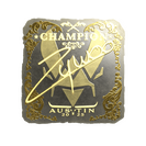 Sticker | ZywOo (Gold, Champion) | Austin 2025